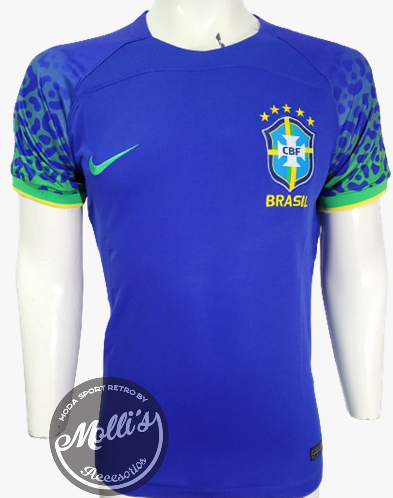 Jersey (Playera) Brasil Visita 22/23 Versión Aficionado- – Mollis  Accessorios