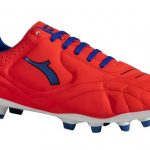 Zapatos de Futbol Soccer Reator Modelo 487 Impala Naranja/Azul