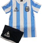 Jersey (Playera) Uniforme de Niño Argentina Local 1986.