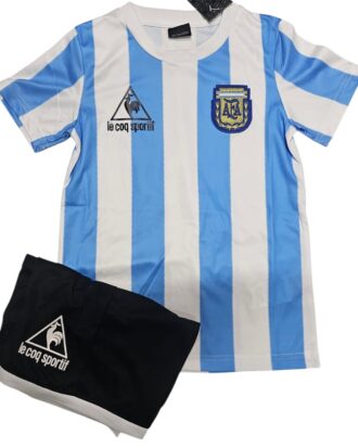 Jersey (Playera) Uniforme de Niño Argentina Local 1986.