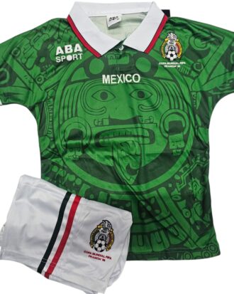 Jersey (Playera) Uniforme de Niño México Local 1998.