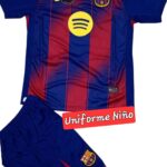 Jersey (Playera) Uniforme de Niño Barcelona Local 25/26.