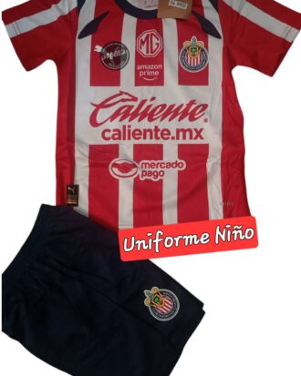 Jersey (Playera) Uniforme de Niño Chivas Local 25/26.