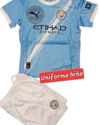 Jersey (Playera) Uniforme de Niño Manchester City Local 25/26.