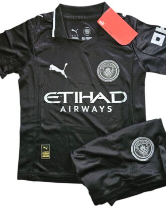 Jersey (Playera) Uniforme de Niño Manchester City Visita 25/26.