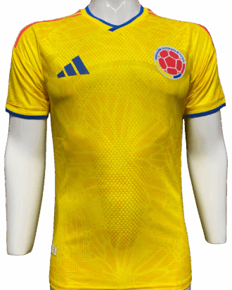 Jersey (Playera) Colombia Local 2026 Versión Jugador.