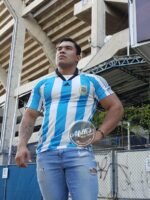 Jersey (Playera) Argentina Local Mundial 1998. - Imagen 4