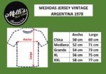 Jersey (Playera) Argentina Local Mundial 1978. - Imagen 3
