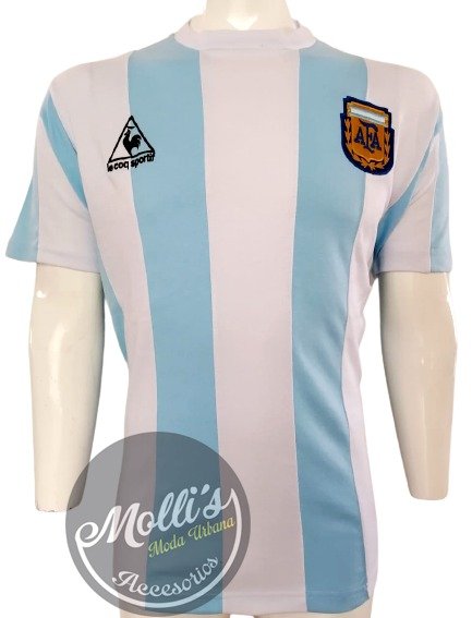 Argentina-Mundial-86-1.jpeg Jersey (Playera) Argentina Local Retro Mundial 1986 - Imagen 1