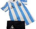 Jersey (Playera) Uniforme de Niño Argentina Local 1986. - Imagen 2