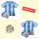 Jersey (Playera) Uniforme de Niño Argentina Local 2024. - Imagen 3