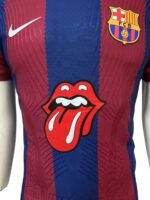 Jersey (Playera) Barcelona Local Rolling Stones 23/24 Versión Jugador- - Imagen 3