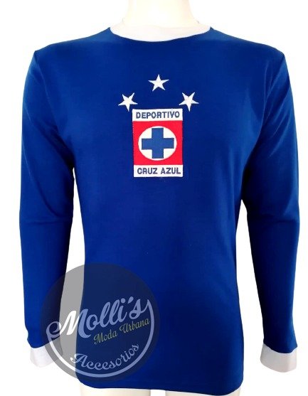 Cruz-azul-70s-local.jpeg Jersey (Playera) Cruz Azul Retro Local de los 70's- - Imagen 1