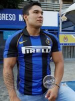 Jersey (Playera) Inter del Milán Local Retro 2001-2002. - Imagen 3