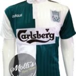 Jersey (Playera) Liverpool Visita Retro 1995-1996.