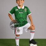 Jersey (Playera) Uniforme de Niño México Local 1998.