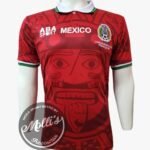 Jersey (Playera) México Roja Mundial 1998.