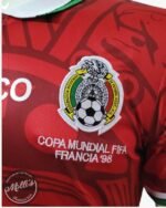 Jersey (Playera) México Roja Mundial 1998. - Imagen 3
