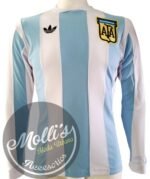 Jersey (Playera) Argentina Local Retro Mundial 1978.