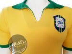 Jersey (Playera) Brasil Retro Local 1958- - Imagen 2