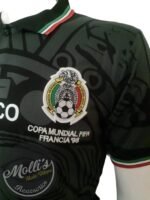 Jersey (Playera) México Negra Mundial 1998- - Imagen 2