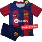 Jersey (Playera) Uniforme de Niño Barcelona Local 23/24.