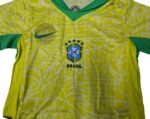 Jersey (Playera) Uniforme de Niño Brasil Local 2024. - Imagen 2