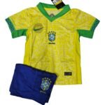 Jersey (Playera) Uniforme de Niño Brasil Local 2024.