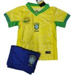 Jersey (Playera) Uniforme de Niño Brasil Local 2024.