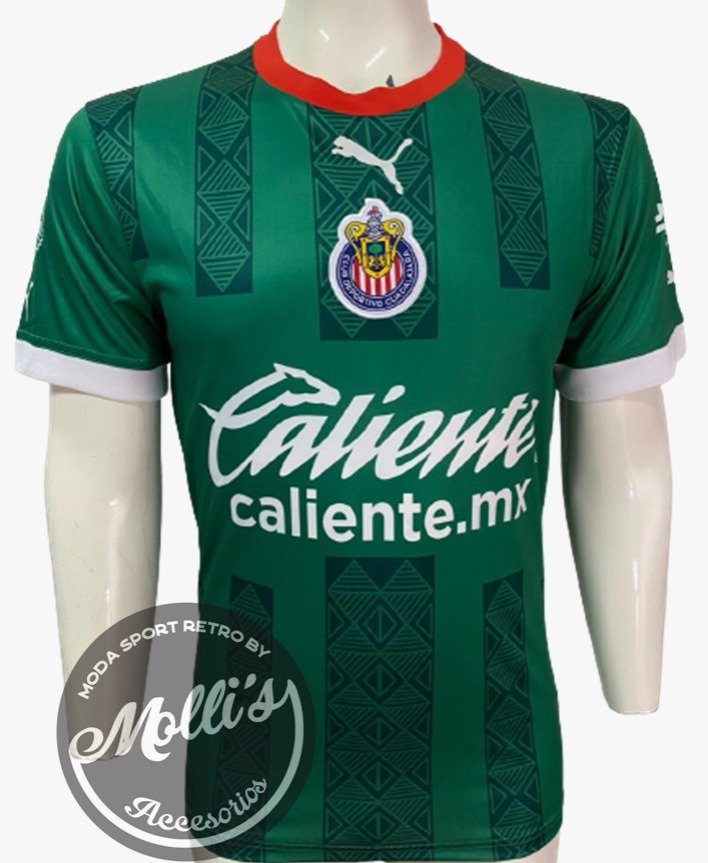 chivas-verde-aficionado-22-23-1.jpeg Jersey (Playera) Chivas Edición Especial México Qatar 22/23 Versión Aficionado. - Imagen 1