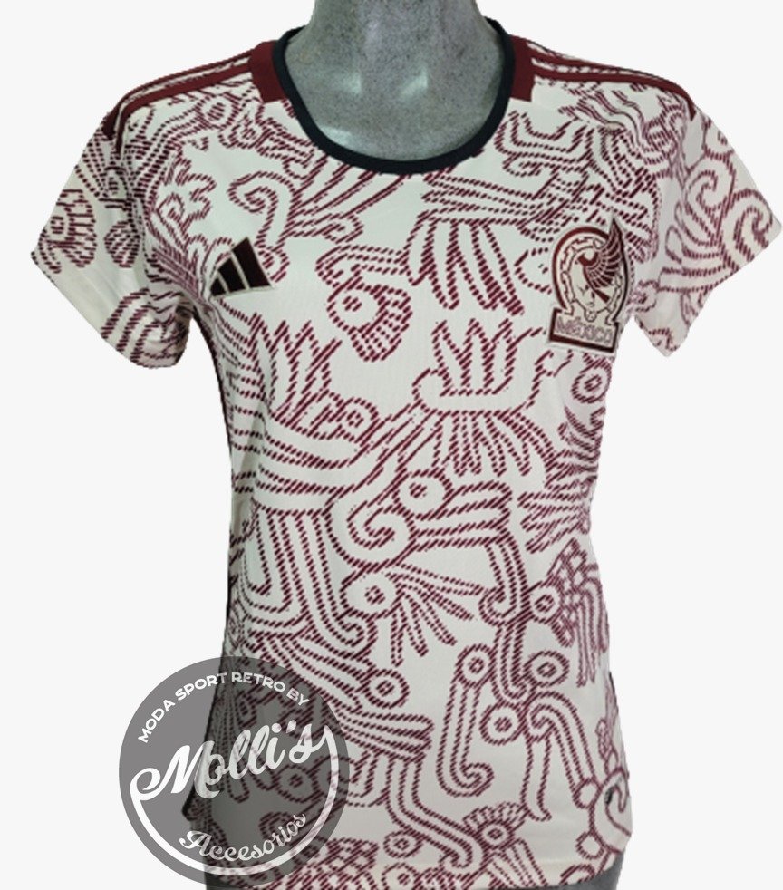 seleccion-mexicana-visita-22-23-1.jpeg Jersey (Playera) México Visita 22/23 Dama- - Imagen 1