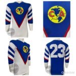 Jersey (Playera) América Visita Retro 1982 Personalizada - Imagen 5