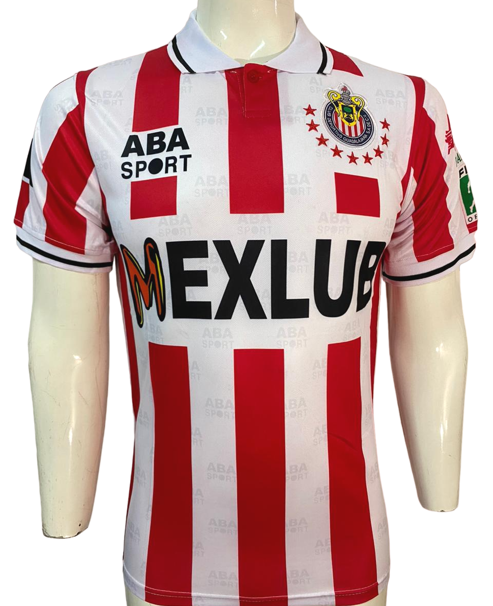 Chivas local Verano 97 aba sport 1-PhotoRoom.png-PhotoRoom Jersey (Playera) Chivas Local 1997 - Imagen 1