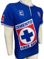 Jersey (Playera) Cruz Azul Local 1997 Carlos Hermosillo - Imagen 3