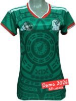 Jersey (Playera) México Local 2026 Dama Versión Aficionado.